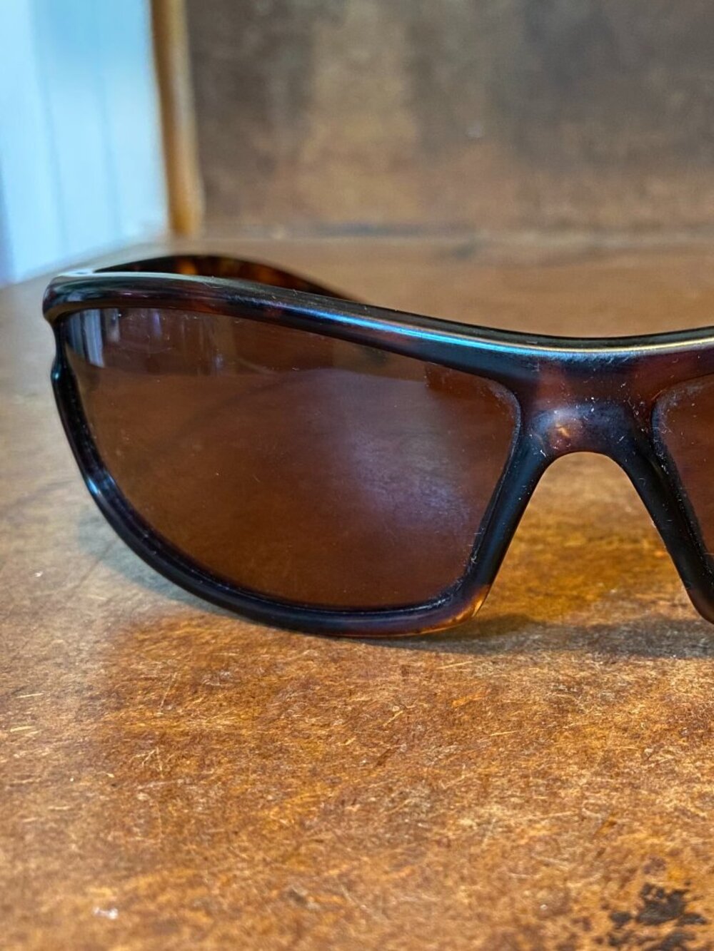 Suncloud King Polarized Sunglasses Brown Tortoise Frame Bronze Lens VS